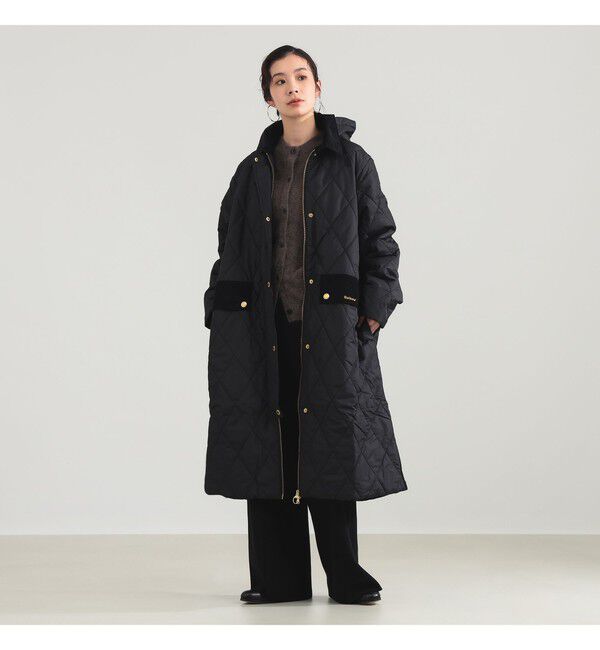 【ビームス　ウィメン/BEAMS WOMEN】 Barbour / MEREDITH キルト コート