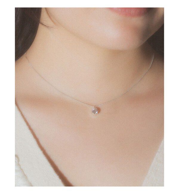 【ビームス　ウィメン/BEAMS WOMEN】 キュービックジルコニア ビッグ フクリン ネックレス