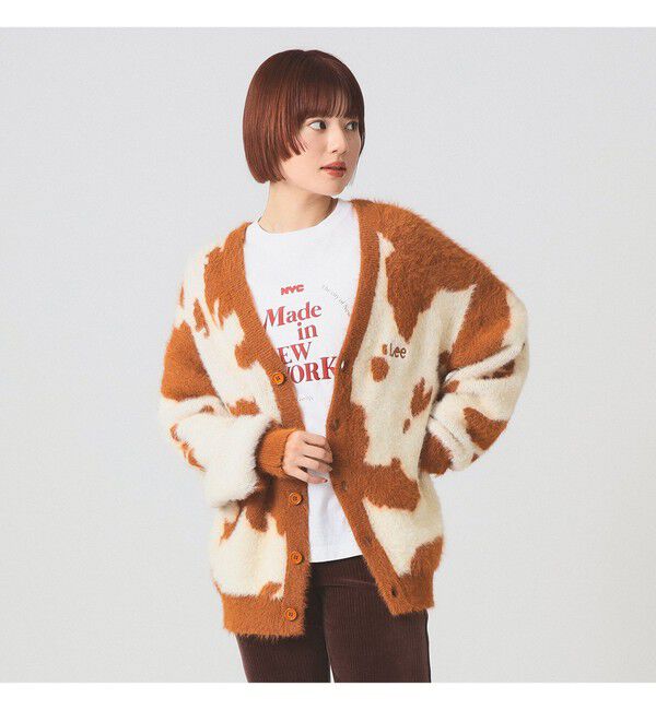 モテ系ファッションメンズ|【ビームス　ウィメン/BEAMS WOMEN】 Lee / ANIMAL KNIT CARDIGAN
