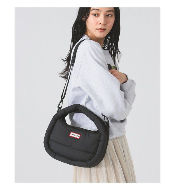 【ビームス　ウィメン/BEAMS WOMEN】 【WEB限定】HUNTER / フレイムド パファー ミディ ホーボー