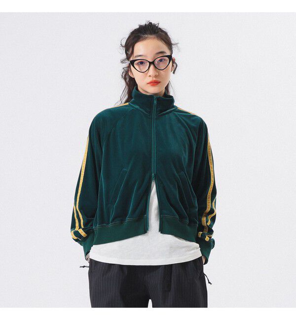 モテ系メンズファッション|【ビームス　ウィメン/BEAMS WOMEN】 ベロア ライナー フルジップ