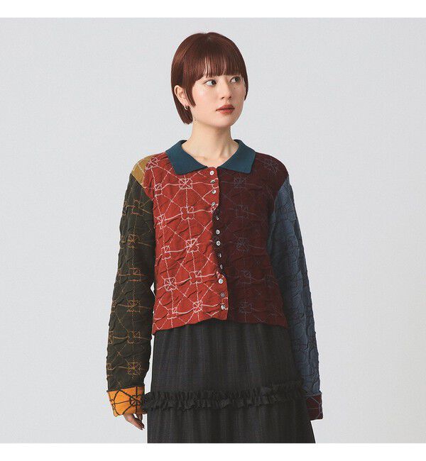 ファッションメンズなら|【ビームス　ウィメン/BEAMS WOMEN】 【別注】YanYan / June collared cardigan