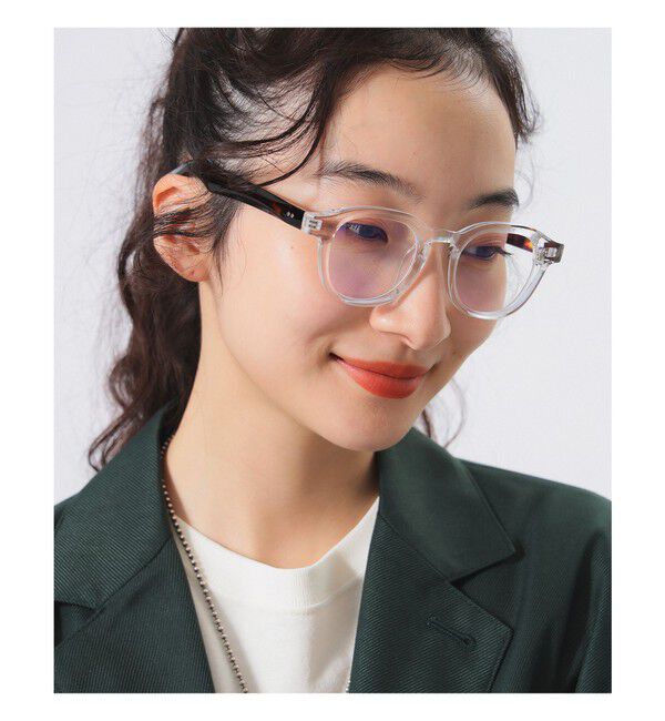 モテ系メンズファッション|【ビームス　ウィメン/BEAMS WOMEN】 太 ウェリントン レンズ