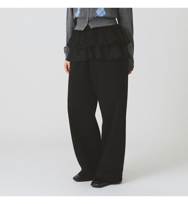 【ビームス　ウィメン/BEAMS WOMEN】 フリルベルト セット スウェットパンツ