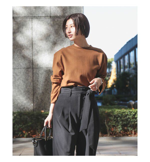 人気メンズファッション|【ビームス ウィメン/BEAMS WOMEN】 ウール ジャージ プルオーバー