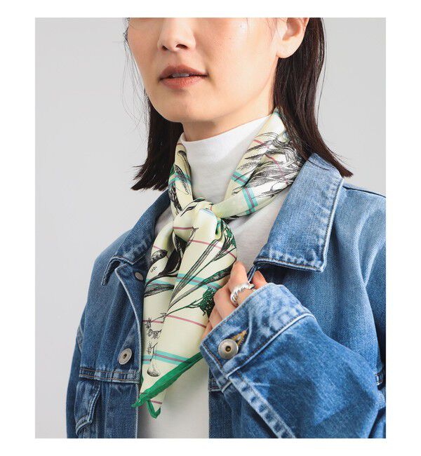 【ビームス　ウィメン/BEAMS WOMEN】 ｍanipuri / ボタニカル スカーフ