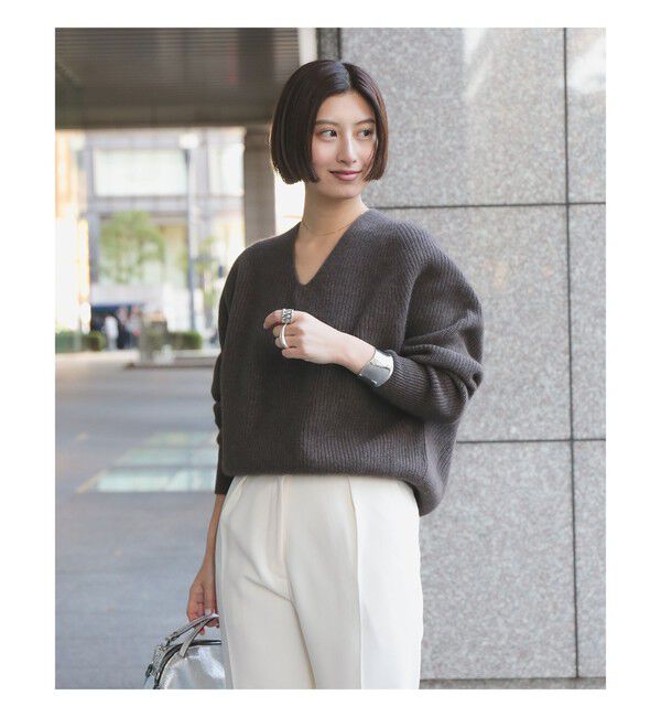 【ビームス　ウィメン/BEAMS WOMEN】 フォックスウール ホールガーメント ニット