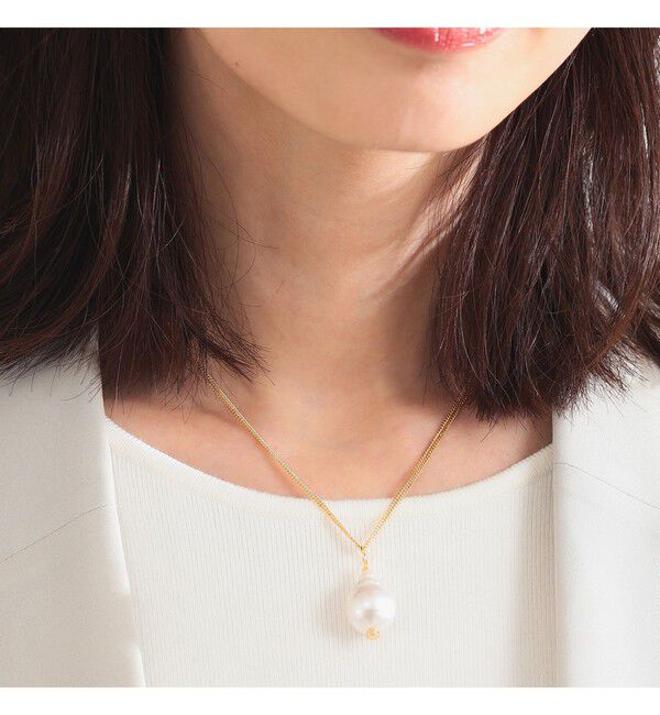 人気ファッションメンズ|【ビームス ウィメン/BEAMS WOMEN】 AYUS / バロックパール Wチェーン ネックレス