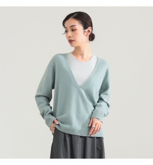 【ビームス　ウィメン/BEAMS WOMEN】 Vネックニット タンクトップ 2WAY セット