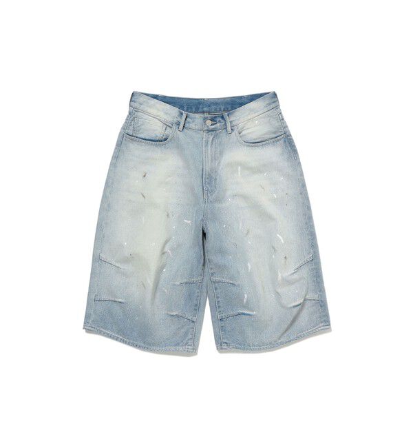 人気メンズファッション|【ビームス　メン/BEAMS MEN】 ワイドストレート クォーターレングス ペインターデニム