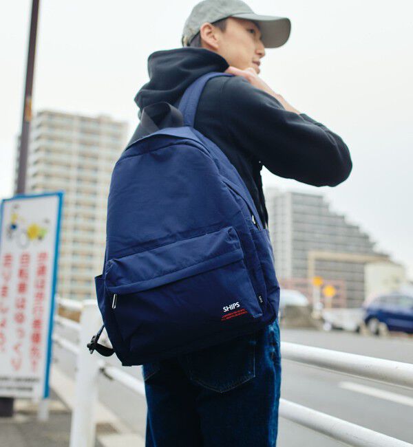 メンズファッションオススメ|【シップス/SHIPS】 【WEB限定】SHIPS: COPYRIGHT ロゴ 60/40クロス バックパック