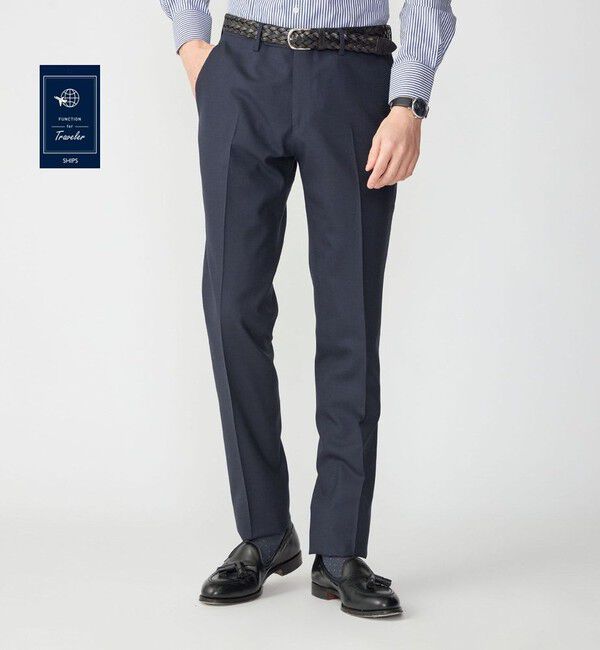 ファッションメンズのイチオシ|【シップス/SHIPS】 SHIPS: 〈手洗い可能〉ラスティック ウォッシャブル ストレッチ パンツ(無地)