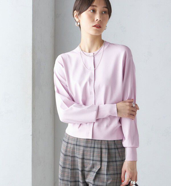 人気ファッションメンズ|【シップス/SHIPS】 〈手洗い可能〉袖 ロング リブ クルーネック カーディガン