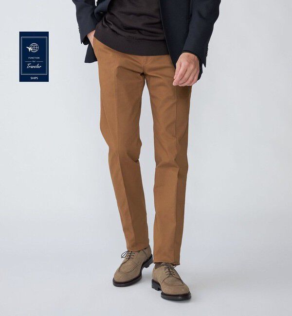 モテ系メンズファッション|【シップス/SHIPS】 SHIPS: 〈手洗い可能〉ウォッシャブル コットン ツイル スラックス