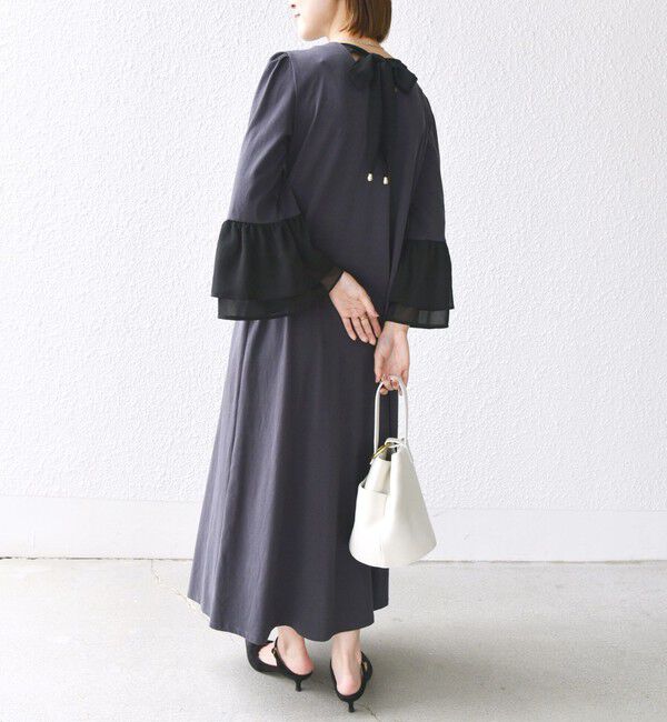 鳳山えり×qualite】2WAYバックリボンワンピース（qualite）｜ルミネの