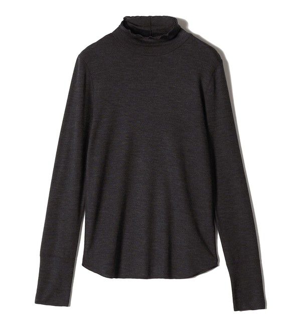 ファッションメンズなら|【シップス/SHIPS】 SHIPS Primary Navy Label:ウール フライス ジャージー タートルネック