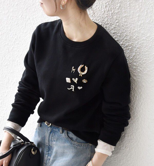 COCUCA ウォッシャブルシルクプルオーバー 新品未使用 COCUCA】ウォッシャブルシルクリブプルオーバー（The Store by C