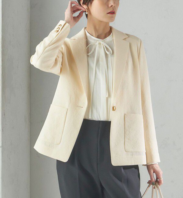 スクエア フラワー ジャガード キャミソール（UNITED ARROWS）｜ルミネ