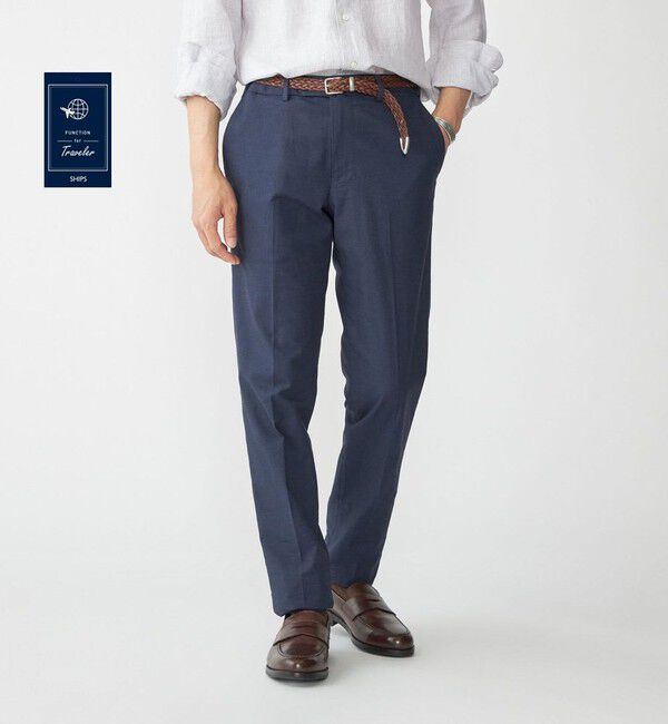 メンズファッションなら|【シップス/SHIPS】 SHIPS: コットン バーズアイ スラックス