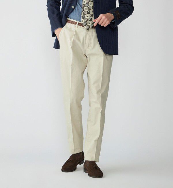 メンズファッションオススメ|【シップス/SHIPS】 DEVORE incipit: ライトウェイト コットン チノ パンツ