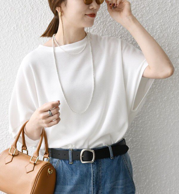 人気メンズファッション|【シップス/SHIPS】 SHIPS any:〈洗濯機可能〉ワッフル ワイド コクーン ドルマン TEE