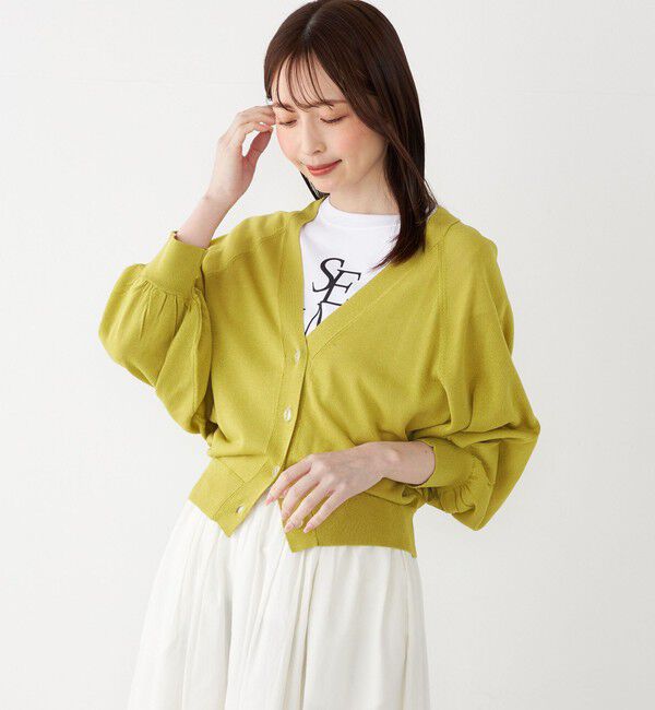 【シップス/SHIPS】 SHIPS Colors:〈手洗い可能〉レーヨンナイロン ドルマン カーディガン