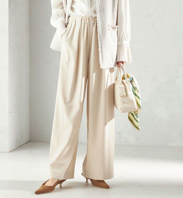 メンズファッションなら|【シップス/SHIPS】 〈洗濯機可能〉ストレッチ ツイル イージー タック パンツ