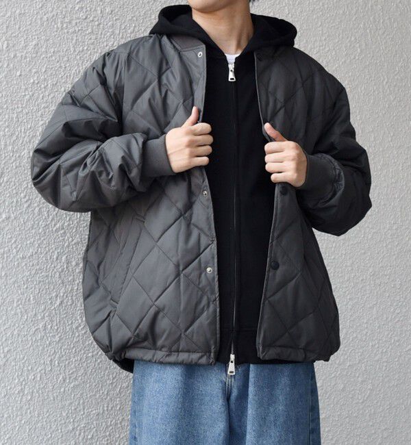 モテ系ファッションメンズ|【シップス/SHIPS】 【SHIPS any別注】TAION:〈手洗い可能〉ダイヤキルト スピンドル ダウン ブルゾン 25AW◇