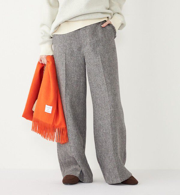 ファッションメンズなら|【シップス/SHIPS】 SHIPS Colors:フリンジ ヘリンボーン ワイド パンツ