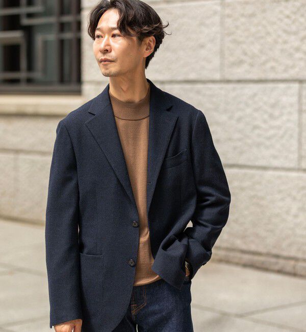 人気ファッションメンズ|【シップス/SHIPS】 SHIPS:〈FUNCTION〉〈セットアップ対応〉ホームスパン ジャケット