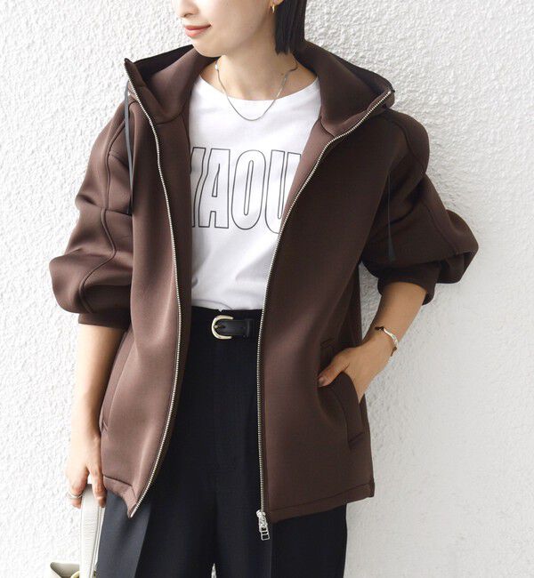 メンズファッションオススメ|【シップス/SHIPS】 《予約》【WEB限定】〈手洗い可能〉ダンボール ダブルジップ フーディー 3