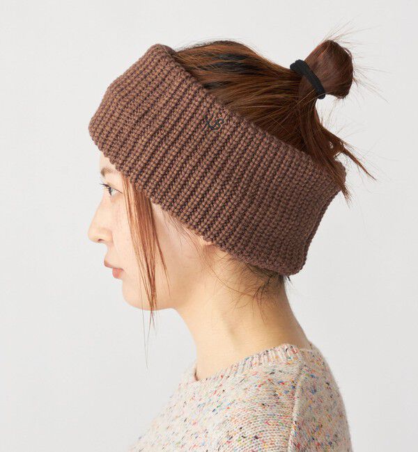 【WEB限定】SHIPS:〈手洗い可能〉2WAY ヘア＆ネック ニットバンド