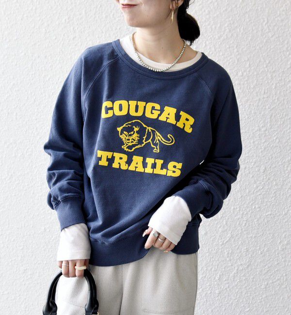 メンズファッションなら|【シップス/SHIPS】 Mixta:〈洗濯機可能〉ラグラン ロゴ クルーネック プルオーバー