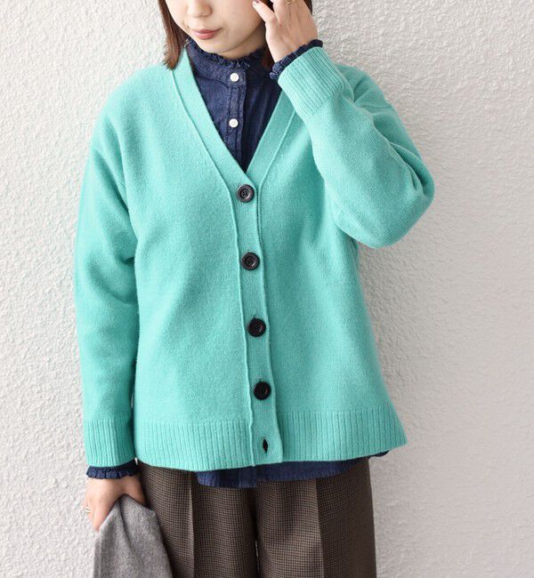 【シップス/SHIPS】 SHIPS Colors:〈手洗い可能〉CASHMILE(R) Vネック カーディガン