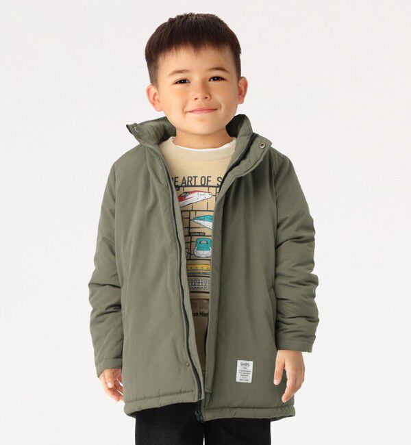 【シップス/SHIPS】 SHIPS Colors:100〜150cm / 〈手洗い可能〉パディング モッズ コート