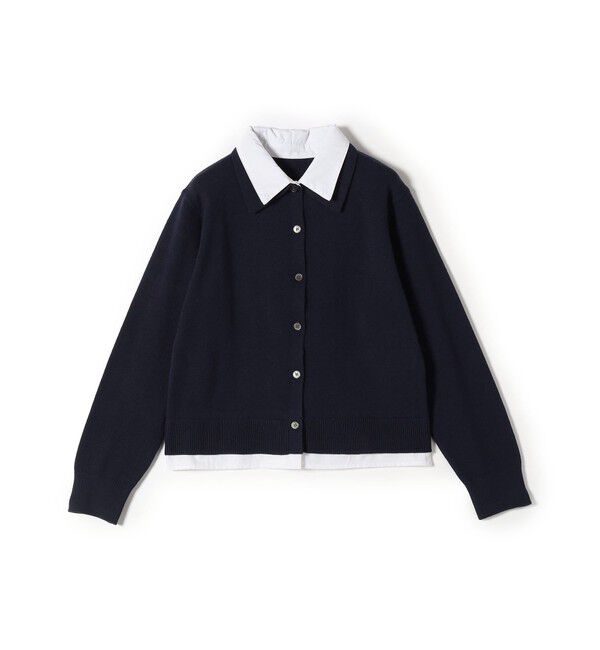 【シップス/SHIPS】 《追加予約》SHIPS Colors:シャツ レイヤードライク カーディガン◆