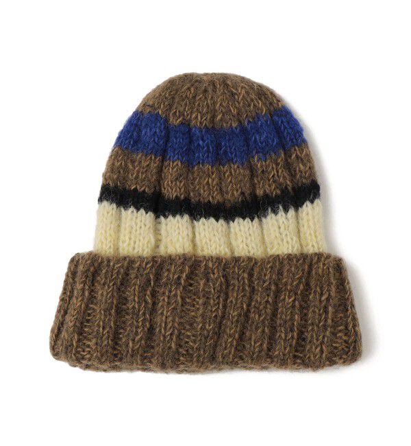 【シップス/SHIPS】 sublimeroe:ハンドニット ライン ワッチキャップ