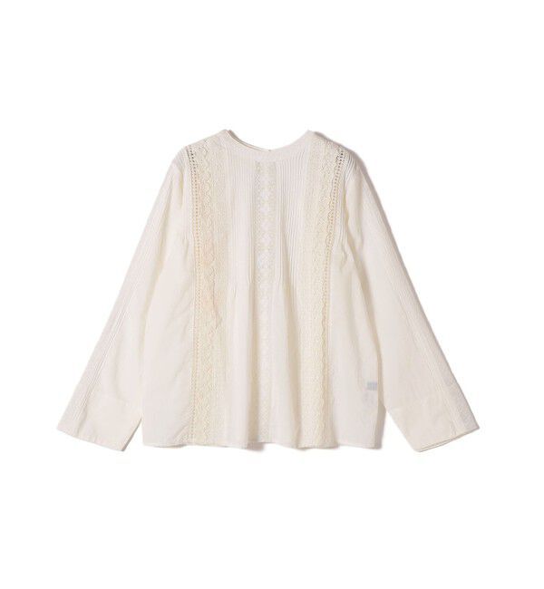 【シップス/SHIPS】 【SHIPS別注】Fanaka:〈手洗い可能〉レース ブラウス