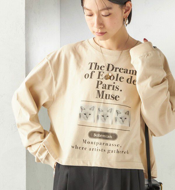 ファッションメンズなら|【シップス/SHIPS】 《予約》【SHIPS別注】Odub: フォト プリント クロップド ロングスリーブ TEE