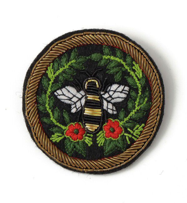 【シップス/SHIPS】 ANATHA:刺繍 ブローチ（エンブレム）