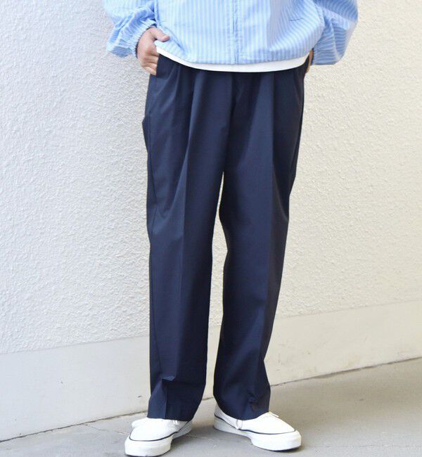 人気メンズファッション|【シップス/SHIPS】 SHIPS any:〈洗濯機可能〉SOLOTEX(R) タイプライター 2タック イージー パンツ◆