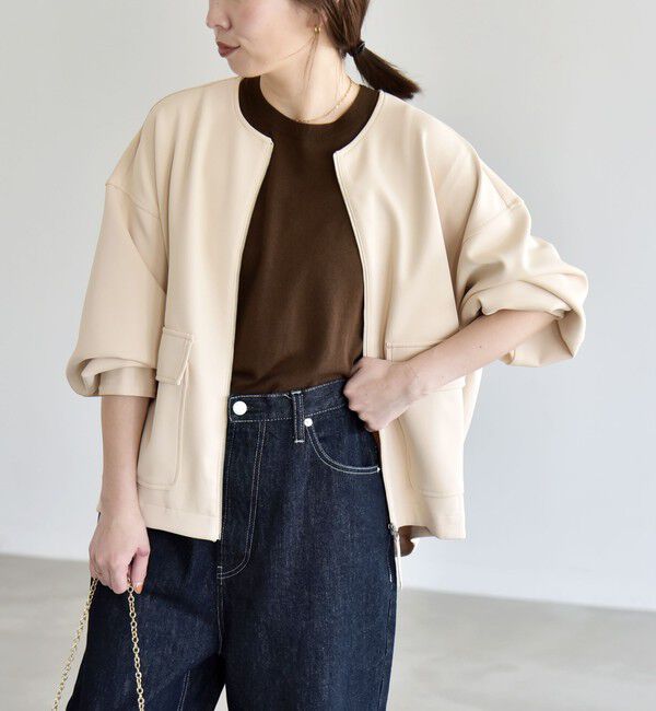 IENA LA BOUCLE LINTON ブライトツイードジャケット（IENA LA BOUCLE