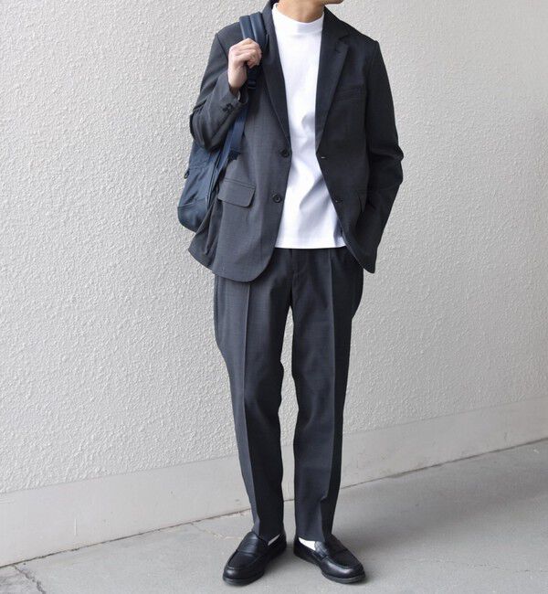 SHIPS any:〈通気性/遮熱〉CALCULO サマー トロピカル セットアップ スーツ 26SS◆