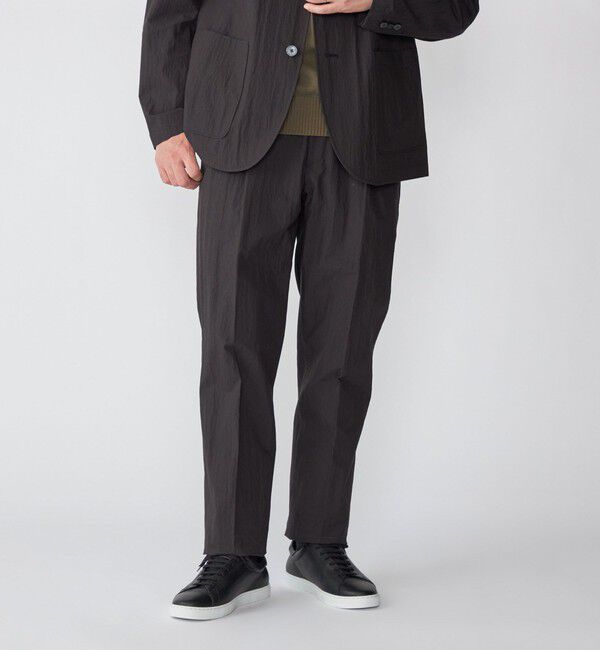 人気メンズファッション|【シップス/SHIPS】 SHIPS:〈洗濯機可能〉CO+ 1プリーツ パンツ(セットアップ対応)