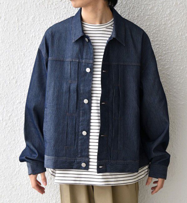 ファッションメンズのイチオシ|【シップス/SHIPS】 SHIPS any: ライト メッシュ デニム リラックス ジャケット(セットアップ対応)◆