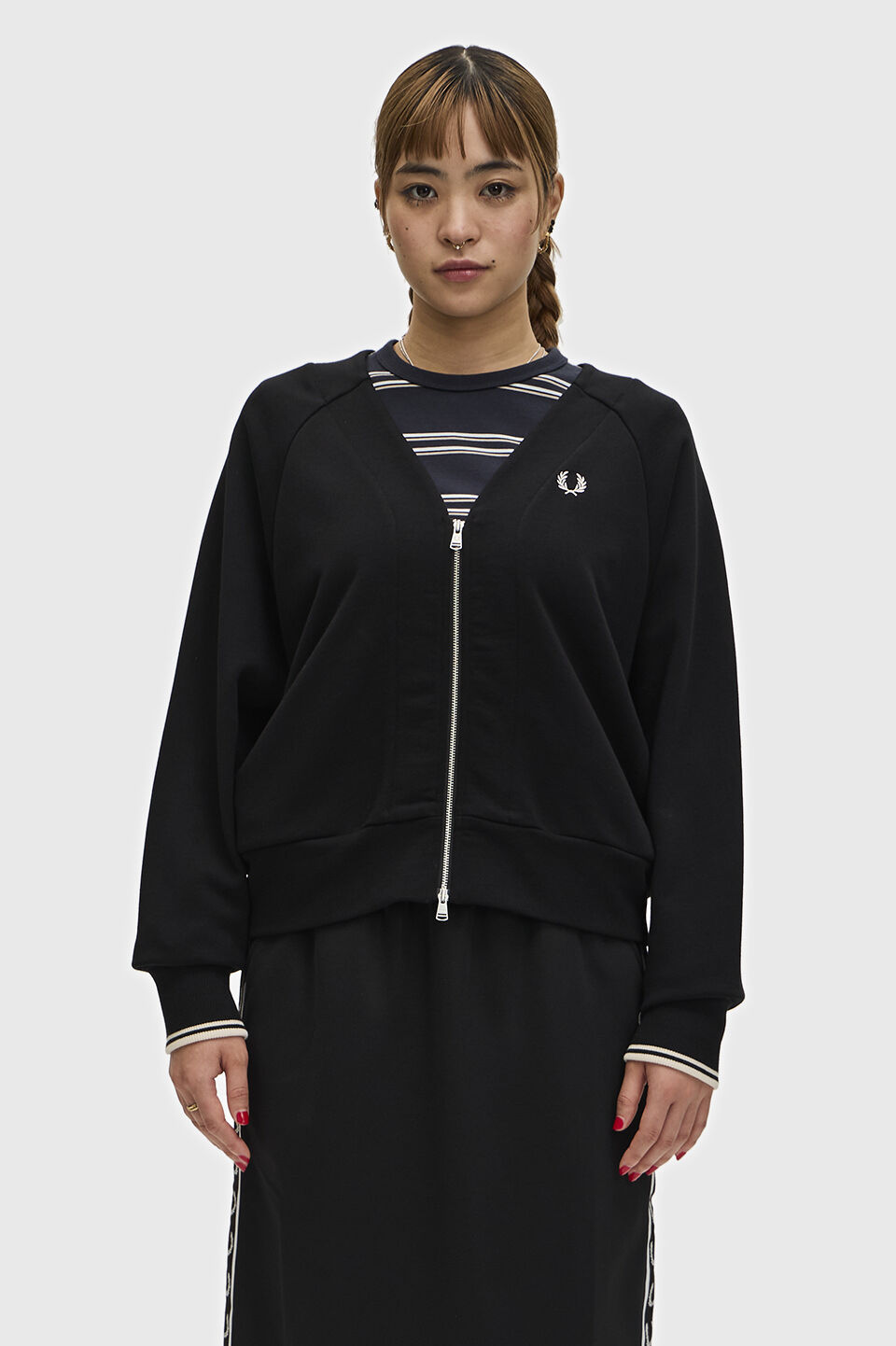 メンズファッションオススメ|【フレッドペリー/FRED PERRY】 Zip-Through Sweatshirt Cardigan