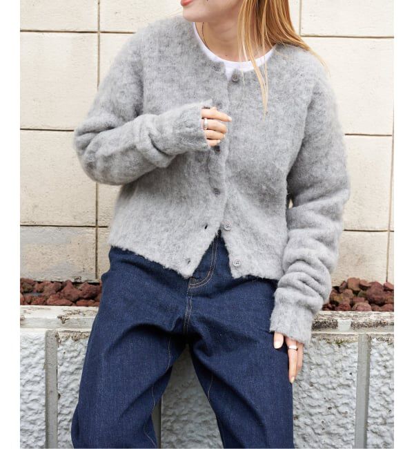 【アウトドアプロダクツ　ユージュアルシングス/OUTDOOR PRODUCTS Usual Things】 シャギーニットカーデ