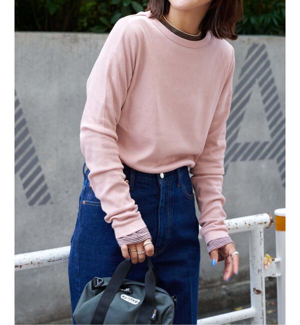 【アウトドアプロダクツ　ユージュアルシングス/OUTDOOR PRODUCTS Usual Things】 吸湿発熱 ジンジャーシアーロンTEE