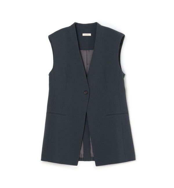 メンズファッションなら|【トゥモローランド/TOMORROWLAND】 ライトダブルクロス ノーカラージレ