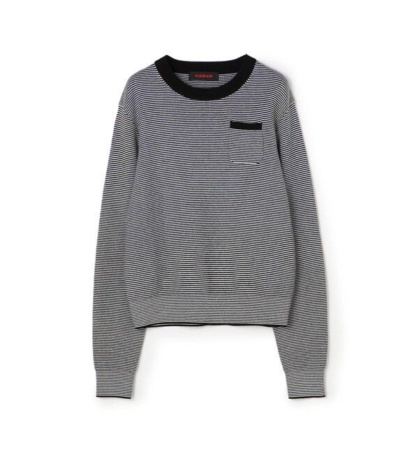 コットンカシミヤ Vネックドロップショルダーベスト（CABaN）｜ルミネ